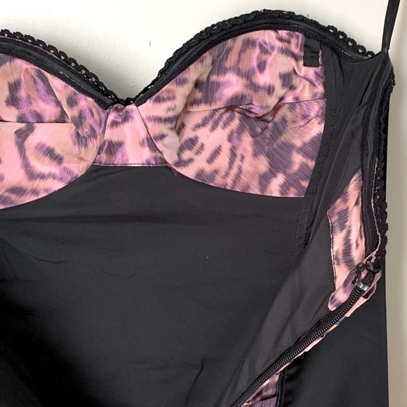 Bebe size XS ruched taffeta dress NWT - Picture 12 of 16